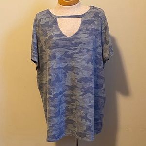 Blue/Grey Camo t-shirt